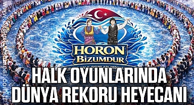 Halk Oyunlarında Dünya Rekoru Heyecanı