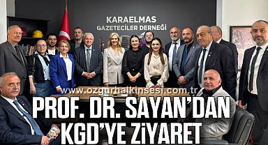 İYİ Parti Genel Başkan Yardımcısı Sayan’dan KGD’ye Ziyaret