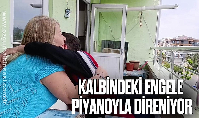 Kalbindeki engele piyanoyla direniyor