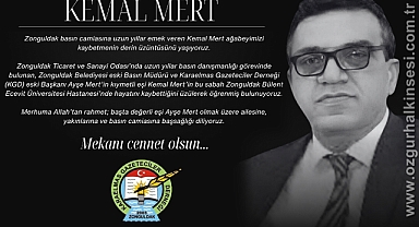 KGD'den Taziye Mesajı