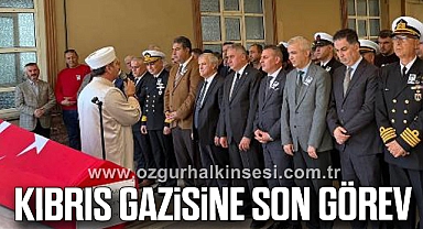 KIBRIS GAZİSİNE SON GÖREV