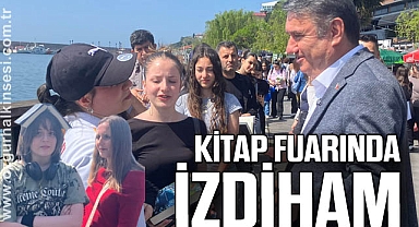 KİTAP FUARINDA İZDİHAM