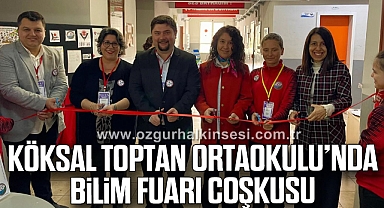 Köksal Toptan Ortaokulu’nda bilim fuarı coşkusu