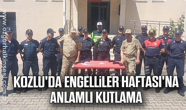Kozlu'da Engelliler Haftası'na anlamlı kutlama