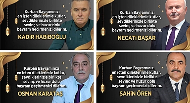 KURBAN BAYRAMI'NI KUTLADILAR