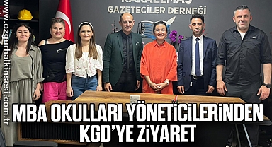 MBA Okulları Yöneticilerinden KGD’ye ziyaret