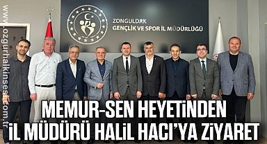 Memur-Sen Heyetinden İl Müdürü Halil Hacı’ya Ziyaret