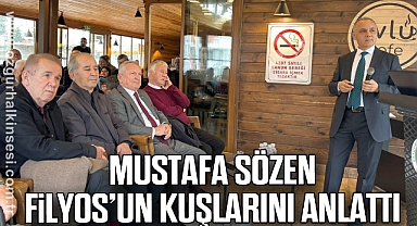Mustafa Sözen Filyos’un kuşlarını anlattı