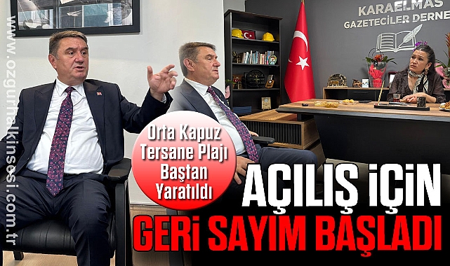Orta Kapuz Tersane Plajı Baştan Yaratıldı: Açılış İçin Geri Sayım Başladı