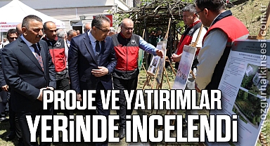 Proje ve Yatırımlar Yerinde İncelendi