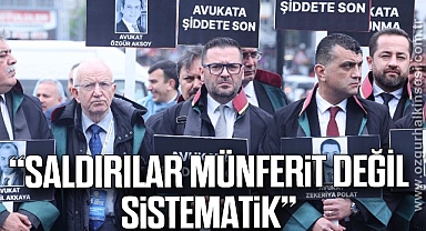 “SALDIRILAR MÜNFERİT DEĞİL SİSTEMATİK”