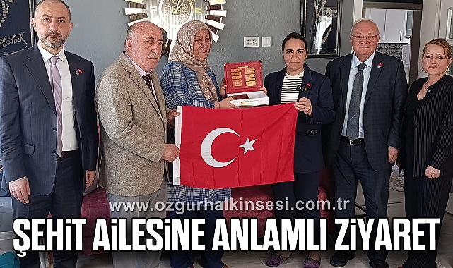 Şehit Ailesine Anlamlı Ziyaret