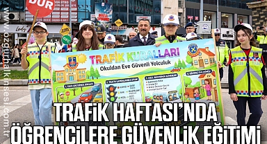 Trafik Haftası’nda Öğrencilere Güvenlik Eğitimi