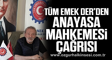 TÜM EMEK DER’den Anayasa Mahkemesi Çağrısı