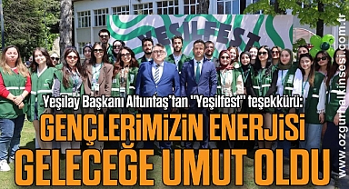 Yeşilay Başkanı Altuntaş'tan 