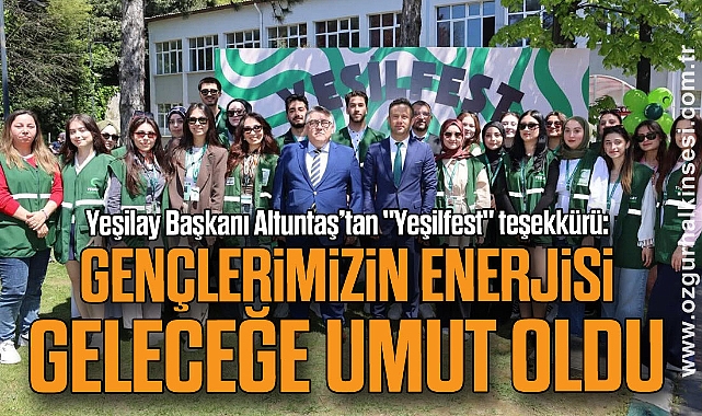 Yeşilay Başkanı Altuntaş'tan