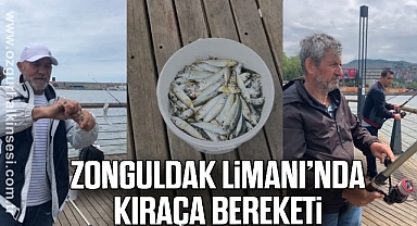 ZONGULDAK LİMANI'NDA KIRAÇA BEREKETİ