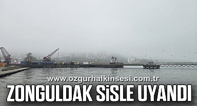 Zonguldak Sisle Uyandı