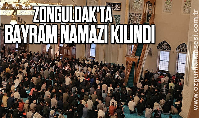 Zonguldak'ta bayram namazı kılındı