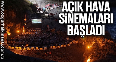 AÇIK HAVA SİNEMALARI BAŞLADI