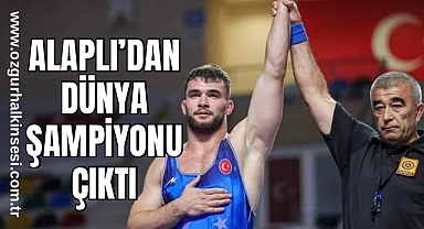 ALAPLI’DAN DÜNYA ŞAMPİYONU ÇIKTI 
