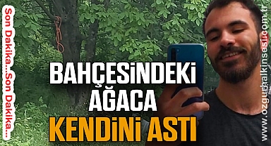 Bahçesindeki Ağaca Kendini Astı