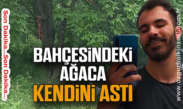 Bahçesindeki Ağaca Kendini Astı