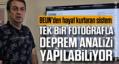 BEUN'den hayat kurtaran sistem: Tek bir fotoğrafla deprem analizi yapılabiliyor