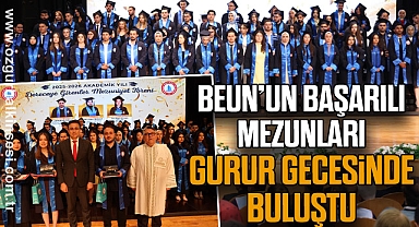 BEUN’un Başarılı Mezunları Gurur Gecesinde Buluştu