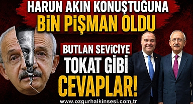 BUTLAN SEVİCİYE TOKAT GİBİ CEVAPLAR!