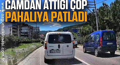 Camdan Attığı Çöp Pahalıya Patladı
