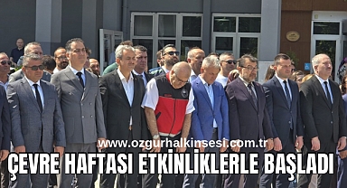 ÇEVRE HAFTASI ETKİNLİKLERLE BAŞLADI
