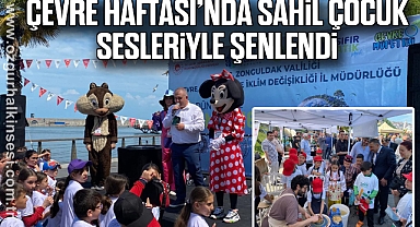 Çevre Haftası’nda Sahil Çocuk Sesleriyle Şenlendi