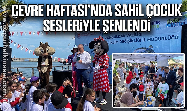 Çevre Haftası’nda Sahil Çocuk Sesleriyle Şenlendi