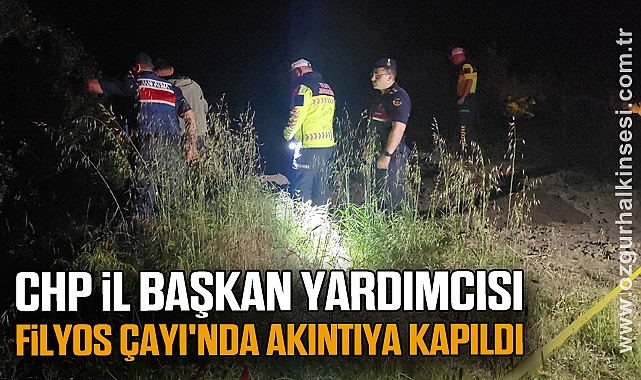CHP İl Başkan Yardımcısı Filyos Çayı'nda akıntıya kapıldı