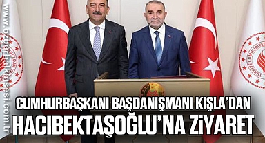 Cumhurbaşkanı Başdanışmanı Kışla’dan Hacıbektaşoğlu’na Ziyaret