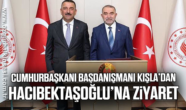 Cumhurbaşkanı Başdanışmanı Kışla’dan Hacıbektaşoğlu’na Ziyaret