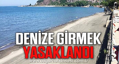 Denize Girmek Yasaklandı!