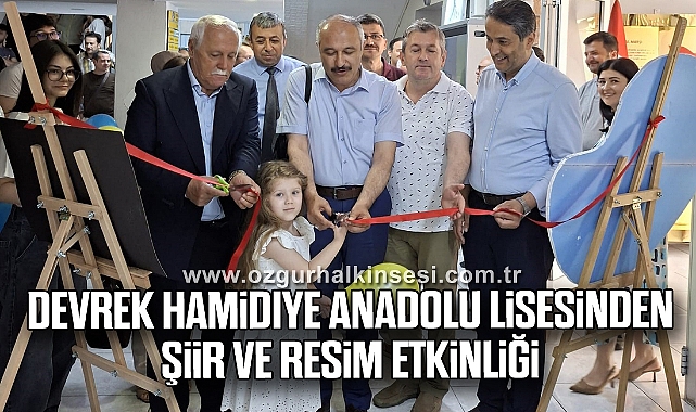 Devrek Hamidiye Anadolu Lisesinden şiir ve resim etkinliği