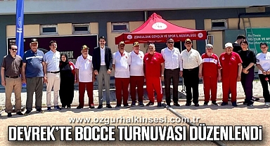 Devrek’te Bocce turnuvası düzenlendi