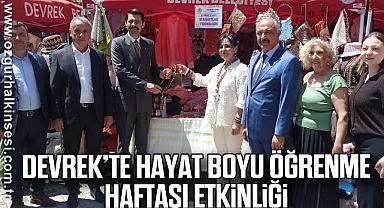 Devrek’te hayat boyu öğrenme haftası etkinliği