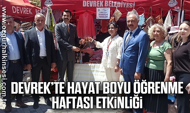 Devrek’te hayat boyu öğrenme haftası etkinliği