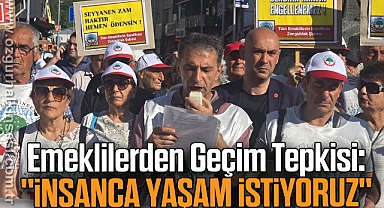 Emeklilerden Geçim Tepkisi:
