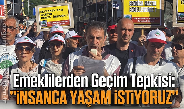 Emeklilerden Geçim Tepkisi: