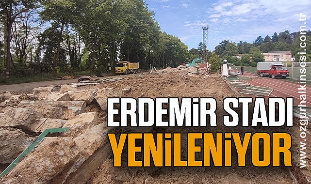 Erdemir Stadı Yenileniyor