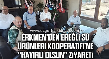 Erkmen'den Ereğli Su Ürünleri Kooperatifi’ne