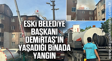 Eski Belediye Başkanı Demirtaş’ın Yaşadığı Binada Yangın