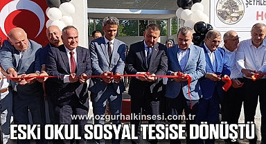 Eski Okul Sosyal Tesise Dönüştü