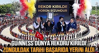 Guinness Dünya Rekoru Kırıldı, Zonguldak Tarihi Başarıda Yerini Aldı