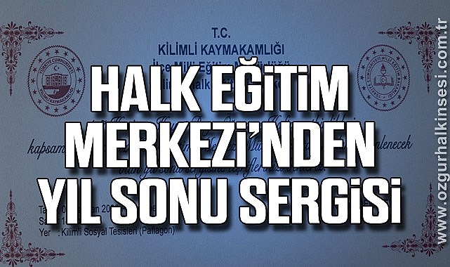 Halk Eğitim Merkezi’nden Yıl Sonu Sergisi